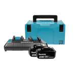 Makita Accu Startset LXT DC18RD/2XBL1850B - 2x18V 5,0Ah + Duo Snellader