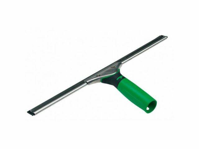 Unger Binario A S Da 45 Cm Con Gomma Verde (NE45G) Per Tergicristalli ErgoTec, S E Pro, Per Pulizia Professionale Dei Vetri