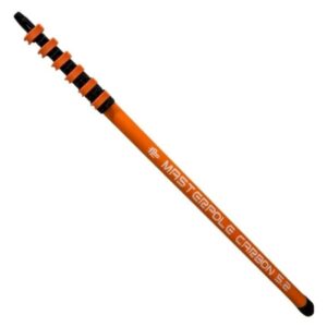 Masterpole Anti Draai Steel Pocket Carbon 5,2 meter (Trad Pole)