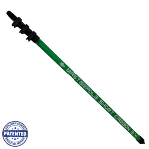 Masterpole Anti Draai Steel Short Carbon - 2.4 meter